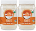 Nutiva Organic Steam-Refined Coconut Oil, 15 Fl Oz, USDA Organic, Non-GMO, Vegan, Keto, Paleo, Neutral Flavor and Aroma for Cooking & Natural Moisturizer for Skin and Hair