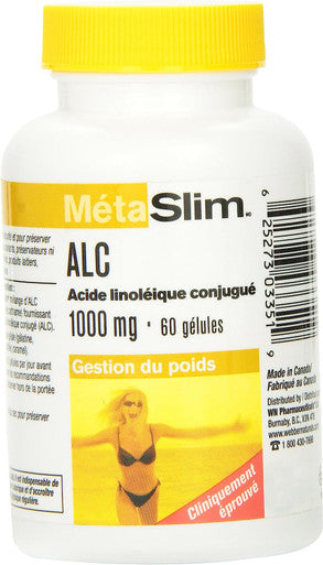MetaSlim Cla, Conjugated Linoleic Acid, 1000 Mg, 60-Count