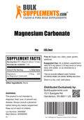 BulkSupplements Magnesium Carbonate Powder - Magnesium Powder Supplement - Magnesium Mineral Supplement - Magnesium for Women - Mag Carbonate Powder (1 Kilogram - 2.2 lbs)