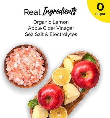 ROUTINE Morning Daily Hydration | Electrolyte Powder Packets with Apple Cider Vinegar, Lemon and Sea Salt | Hydrate Powder, Electrolyte Drink Mix | Keto & Paleo Electrolytes Hydration Powder - 30 ct