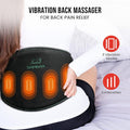Snailax Heating Pad For Back Pain, Vibration Massage Belt With Adjustable Strap&3 Vibration Modes,3 Heat Setting&3 Timer Settings,Belly Wrap Belt For Cramps,Heating Pad For Women,Men(Black)