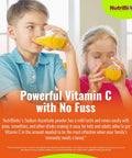 Nutribiotic - Sodium Ascorbate Buffered Vitamin C Powder 8 Oz Vegan Non Acidic & Easier On Digestion Than Ascorbic Acid Essential Immune Support & Antioxidant Supplement Gluten & Gmo