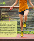 Irwin Naturals 3-In-1 Joint Formula - Powerful Joint Support Supplement With Glucosamine Chondroitin Turmeric & Boswellia - 90 Liquid Softgels