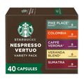 Starbucks by Nespresso Vertuo, Blonde & Medium Roast Variety Pack Coffee, 30-count Coffee Pods, Brews 7.8 oz.