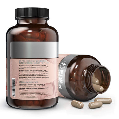 Optimal Carnivore Grass Fed Beef Liver Capsules Desiccated Beef Liver Supplement Ancestral Superfood from New Zealand 180 Pills