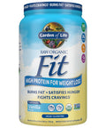 Garden of Life Raw Organic Fit Vegan Protein Powder Vanilla 20 Servings | 28g Plant Based Powder for Weight Management Raw Protein Probiotics & Fiber Non-GMO Gluten-Free Vegan