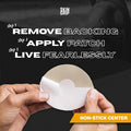 Skin Grip Adhesive Patches for Libre 2 CGM Basics Pack Waterproof & Sweatproof Adhesive for 10-14 Days Pre-Cut Adhesive Medical Tape Continuous Glucose Monitor