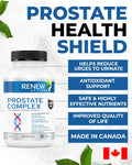 ReActives Prostate Complex Supplements Formula For Prostate, Thyroid, Eye Health & Immune System Antioxidant Blend For Men S Wellness 90 Softgels Made In Canada
