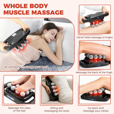 Failenfeivp 16 Head Massage Deep Tissue Massager Gun 2600Mah Massage Gun Deep Tissue With Type-C Fast Charging 3 Massage Modes & 30 Intensities Suitable For Muscle Soreness In The Waist ShouldersNeck After Work