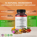 Ultra Herbs Premium Berberine 12200MG with Cinnamon Milk Thistle USA Made & Test Promotes Liver Function Gut Health Immunity (150 Count (Pack of 1))
