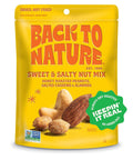 Back to Nature Premium Nut Mix Cashew Almond & Pistachio Blend Dry Roasted with Sea Salt NonGMO High Protein Snacks 9 Ounce