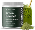 Trueseamoss Super Greens Powder With Matcha For Digestive and Gut Health 25 Superfoods With Probiotics Prebiotics Enzymes and Sea Moss Vegan Superfood Powder For Bloating and Regularity 30 Servings