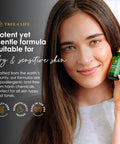 Tree of Life Vitamin C Serum for Face - Vit C Serum with Hyaluronic Acid and Vitamin E - Skin Brightening and Anti Aging Vitamin C Face Serum for Dry and Sensitive Skin, Dermatologist-Tested - 1 Fl Oz