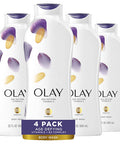 Olay Age Defying Body Wash with Vitamin E & B3 Complex 22 Fl Oz (Pack of 4)