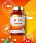 Carlyle Chewable Vitamin D3 2000 Iu (50Mcg) Tablets | 180 Count | Natural Berry Flavor | Vegetarian, Non-Gmo And Gluten Free