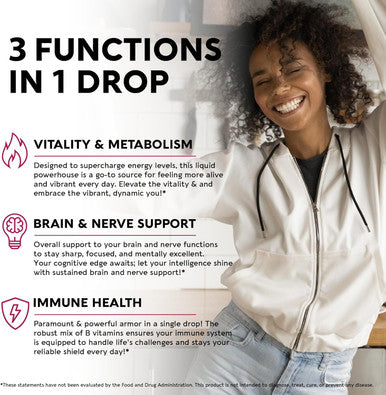 NUTRAHARMONY Organic Mullein & Vitamin B Complex Drops