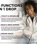 NUTRAHARMONY Organic Vitamin B Complex Drops & Citrus Bergamot Capsules