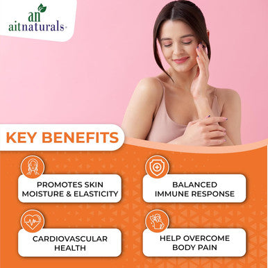 Aitnaturals Super Primrose - 1300mg (120 Softgels) Rich in GLA (Gamma-Linolenic Acid) Cold-Pressed Hexane | Menopause Hormonal Balance & Skin Health Support PMS Relief Heart Health Support