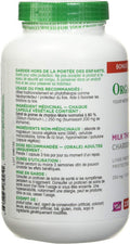 Organika Milk Thistle 250 Mg Bonus Size 220 Count- Liver Protectant From Silymarin Seed- 220Vcaps