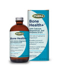 Flora Bone Health with Calcium Magnesium and Vitamins D K 2.51 Ratio of Calcium to Magnesium Vegan GlutenFree Fruit Juice Base 8fl. oz. Glass Bottle