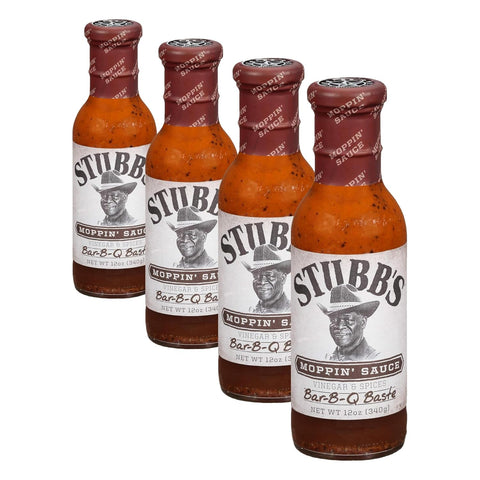 Stubb's Moppin' Sauce BBQ Baste, 12 oz (Pack of 4)