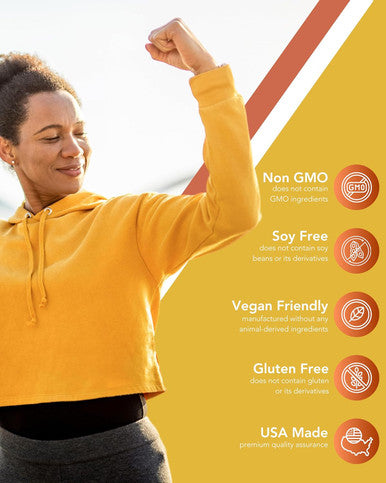 Cognitune Organic Turmeric & Ginger Capsules - Turmeric Curcumin with Ginger & BioPerine 95% Curcuminoids - Joint Digestion Immunity Support Black Pepper Extract for Increased Absorption