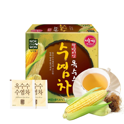 [Nokchawon] Korean Mulberry Leaf Tea Bags, Caffeine Free Herbal Infusion, Mild Green Taste for Daily Wellness & Carb Control Diet, 40 Count