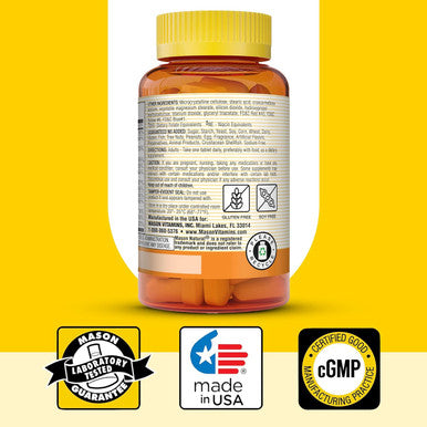 Mason Natural Stress B-Complex With Antioxidants + Zinc, 6 Month Supply, Dual Action Formula, Supports Energy Metabolism & Immune Health, 3 Pack