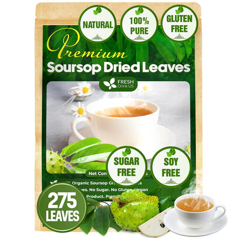 FreshDrinkUS, Premium 120 Mulberry Leaf Tea Bags, 100% Natural & Pure from Mulberry Leaves. Loose Leaf Herbal Tea. Made with Natural Material Tea Bags. No Sugar, No Caffeine, No Gluten, Vegan.