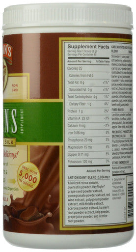 Barlean's Greens Chocolate Silk 270G
