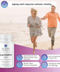 Dr. Emil Nutrition Spermidine 5Mg - Spermidine Supplements For Men & Women - Aging Supplement With Pure Spermidine 3Hcl & Thiamin 20Mg - 60 Capsules, 30 Day Supply