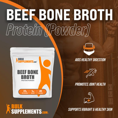 Bulksupplements Beef Bone Broth Protein Powder 1 Kilogram