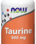 Now Foods Taurine Supplement Capsules, 500 mg, 100-Count