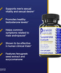 Premier Research Labs Testosterone Premium - For Vitality & Desire - With Saw Palmetto Berry Maca & American Ginseng - Male Andr