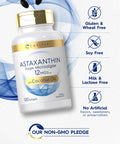 Carlyle Astaxanthin 12Mg | 120 Softgels | Supplement From Microalgae | With Coconut Oil | Non-Gmo & Gluten Free