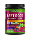 Built Nature Beet Root Nitric Oxide Powder Supplement - Organic Beetroot Super Food Performance Booster For Circulation, Energy, Stamina, Blood Flow And Heart Health - Vegan, Non-Gmo - Berry Flavor - 30 Servings