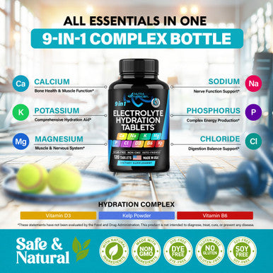 NUTRAHARMONY Electrolyte Tablets & Himalayan Shilajit Resin