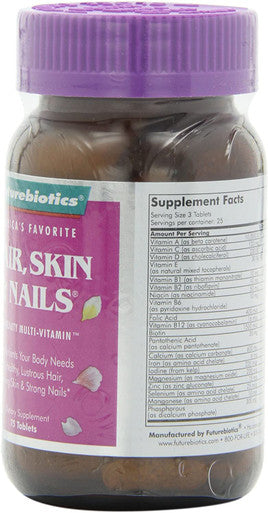 Futurebiotics Hair, Skin, & Nails Beauty Multivitamin, 75 Tablets