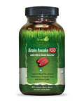 Irwin Naturals Brain Awake Red + Nitric Oxide Boosters 60 Softgels