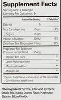 Quantum Therazinc Orange 24 Count Acetate Lozenges 0.5 Unit