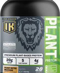 IRON KINGDOM PLANT PROTEIN: PEANUT BUTTER MILKSHAKE, 20g (28 Servings!) 5 Source Blend, Vegan, Soy-Free