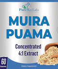 YUMMYVITE Muira Puama Capsules - Concentrated 4:1 Extract, Equivalent To 2200Mg Per Capsule, 60 Capsules