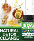 Saint Mingiano 15 Day Cleanse | Colon Detox With Natural Laxative For Constipation & Bloating. 30 Pills To Detoxify & Boost Energy | Extra-Strength Senna Leaf Supplements | Strong For Some People.