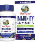 Maryruth'S Sugar Free Immunity Gummies Powerful Blend Elderberry Vitamin C & Zinc Vitamin D3 & Echinacea Immune Support Supplement Gummies For Kids & Adults Vegan Non Gmo 90Ct