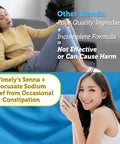 TIME-CAP LABS, INC. Timely Senna S Laxative - 1000 Count Tablets - Compared To The Active Ingredients In Senokot-S - Natural Vegetable Based Laxatives For Constipation Relief, Gentle Overnight Relief And Stool Softener