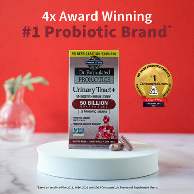 Garden of Life Dr. Formulated - Acidophilus Probiotic Supports Urinary Tract Health Digestive Balance - Gluten Dairy And Soy-Free 60 Count