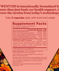 Eu Natural Twenty20 Eye Vitamins Macular Health Eye Strain Dry Eye and Vision Health Lutein & Bilberry Extract 60 Soft Capsules