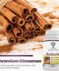 Simply Natures Pure Premium Berberine HCl 500mg - 120 Capsules Cardiovascular Gastrointestinal Immune Support Chromium Cinnamon