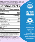 Garden of Life Organic Unflavored Fiber Powder Detox Blend With Chia Alfalfa & Barley For Herbal Cleanse Gut Health Support - Detoxifiber - Non-Gmo Gluten-Free Psyllium Free Vegan 30 Servings