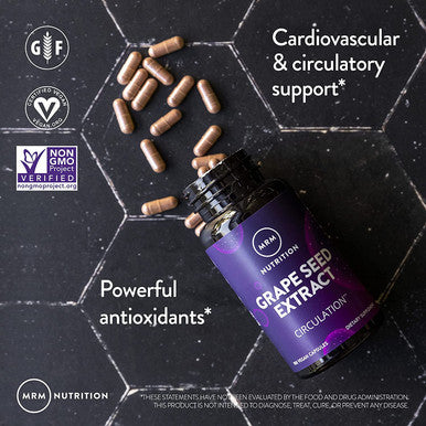 MRM - Grape Seed Extract 120mg (114mg OPCs) 100 Vcaps
